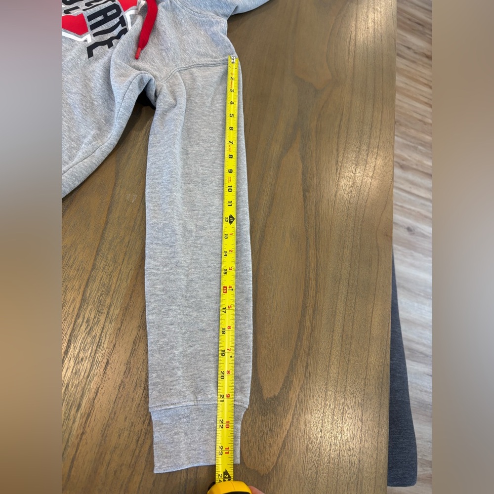 Ohio State Buckeyes Hoodie Gray Medium Pullover - Picture 6 of 7